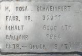 6000 liter tank i Rostfritt 304