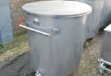 650 liter tank in 304 stainless steel