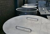 650 liter tank in 304 stainless steel