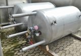750 liter tank in 304 stainless steel