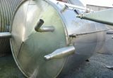 8000 liter tank in 304 stainless steel