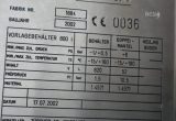 820 liter tank in Acid-proof 316