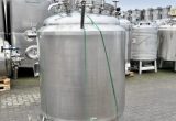 900 liter tank in Acid-proof 316