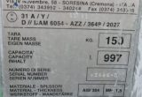 997 liter tank in Stainless 304